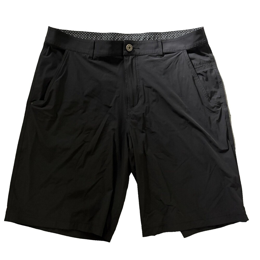 Lululemon Mens Short 38 Black Chino Performance Outdoor Hiking Golf Athletic 11"